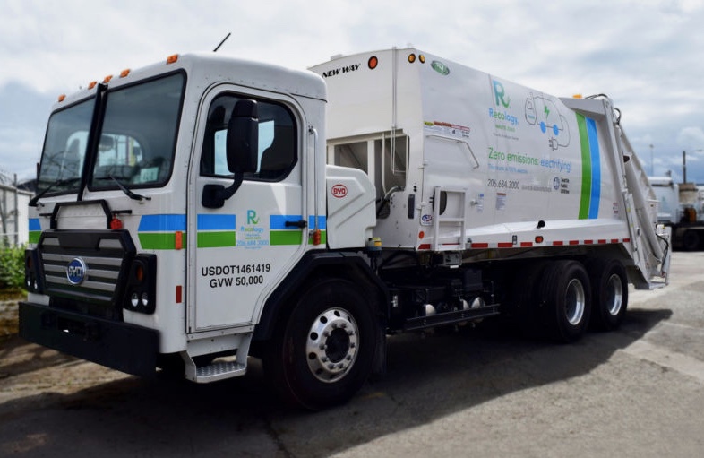 electric garbage truck