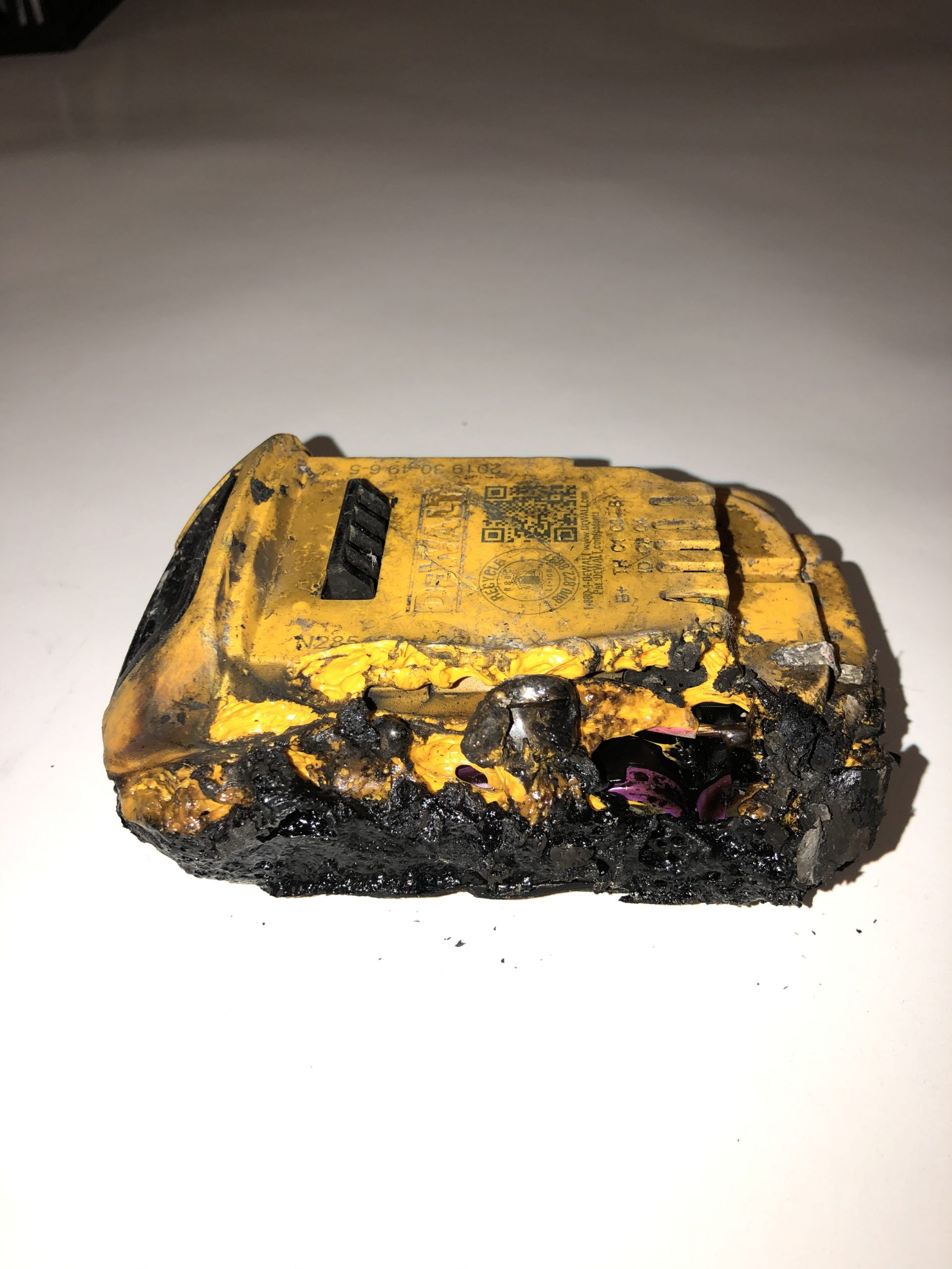 lithium battery fire