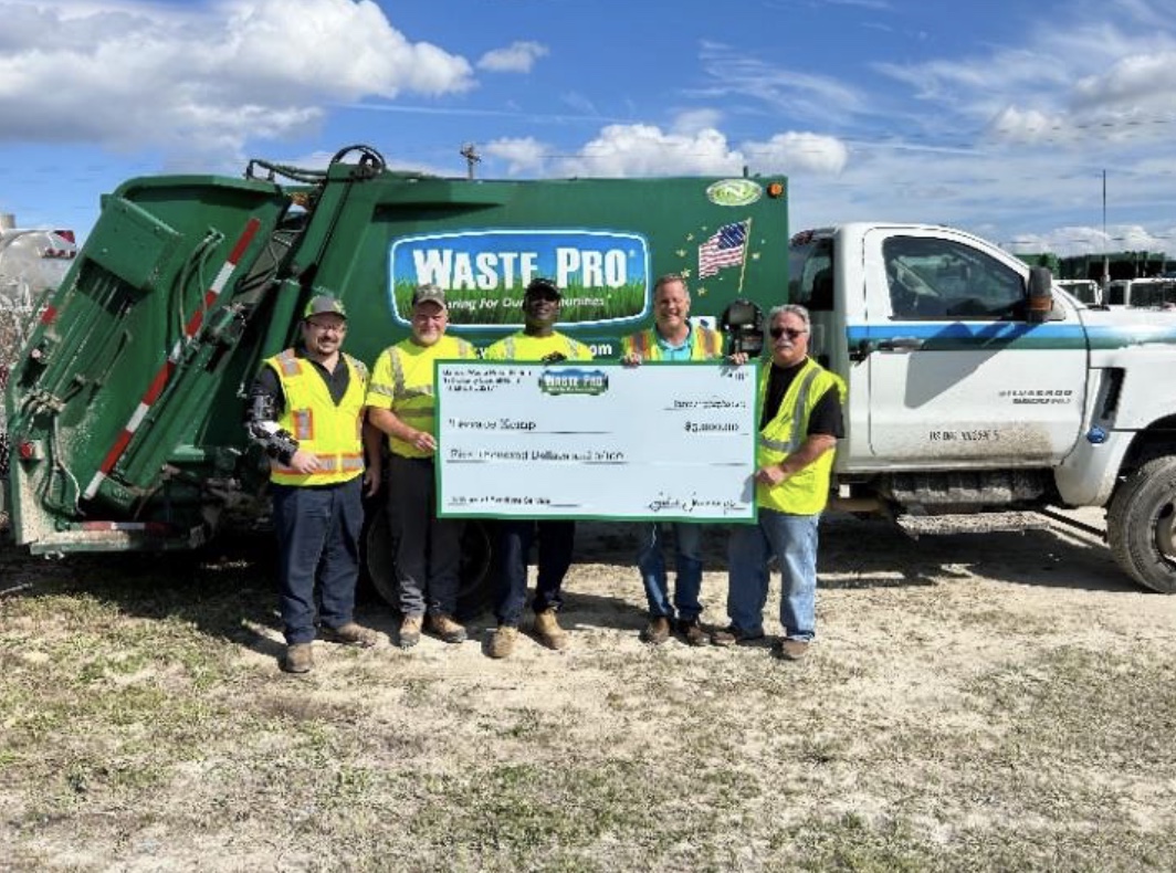 Waste Pro s Putnam County Helper Earns Second 5 000 Safety Award Waste Pro s Putnam County Helper Earns Second 5 000 Safety Award